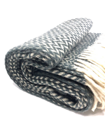 Pure Wool Blanket - Green